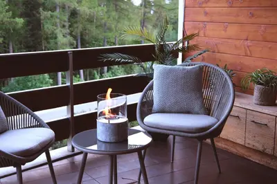 Ein Balkon oder eine Terrasse in der Unterkunft Reseda 222