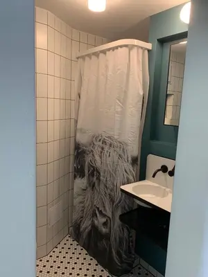 Ein Badezimmer in der Unterkunft Triftbach - View over Zermatt