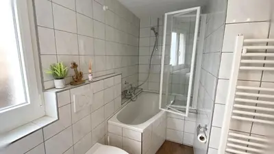 Ein Badezimmer in der Unterkunft Holiday Apartments Falke