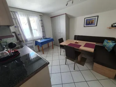 Küche/Küchenzeile in der Unterkunft Apartmenthaus Holiday