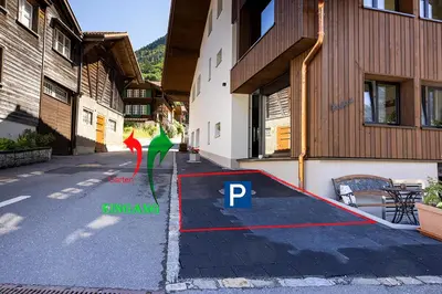 Grundriss der Unterkunft Bärghäsli im BEO als Basis im Wintersportgebiet