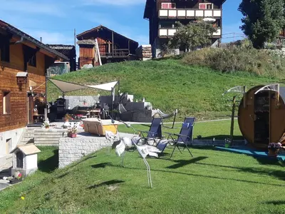 Ein Garten an der Unterkunft Riebe 331