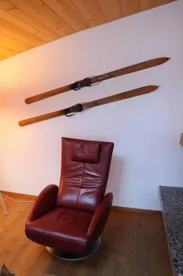 Ein Sitzbereich in der Unterkunft Akelei