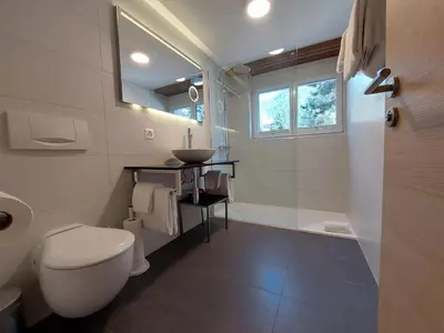 Ein Badezimmer in der Unterkunft Apartment Samira