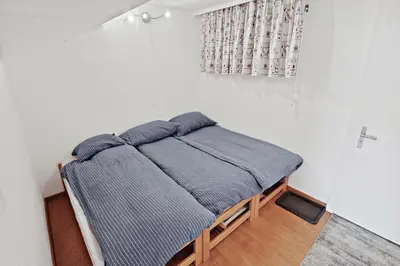 Ein Bett oder Betten in einem Zimmer der Unterkunft Appartement chaleureux avec une magnifique vue