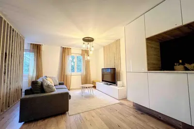 Ein Sitzbereich in der Unterkunft Primeroses I 43m2 I Balcony I Near the centre 9 min