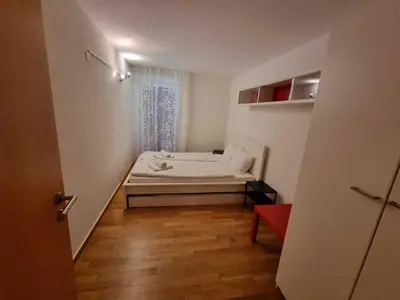 Ein Bett oder Betten in einem Zimmer der Unterkunft Modern and bright apartment opposite ski-lift