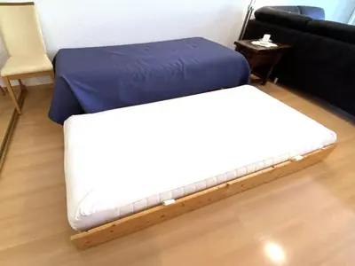 Ein Bett oder Betten in einem Zimmer der Unterkunft Adler 85