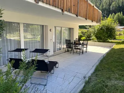 Ein Garten an der Unterkunft Romaine