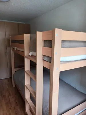 Ein Etagenbett oder Etagenbetten in einem Zimmer der Unterkunft Adler 92