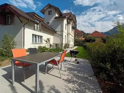 Das Gebäude in dem sich das Privatzimmer befindet