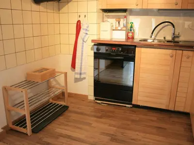 Küche/Küchenzeile in der Unterkunft Apartment Chalet Bifigen by Interhome