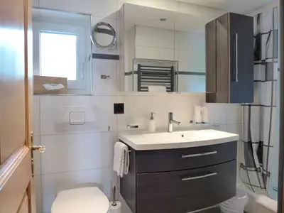 Ein Badezimmer in der Unterkunft Apartment Brienz Sunset by Interhome