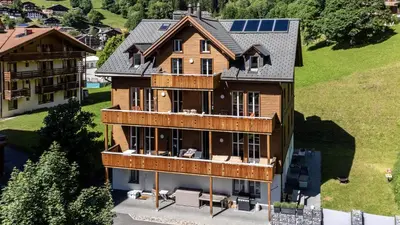 Das Gebäude in dem sich die Ferienwohnung befindet
