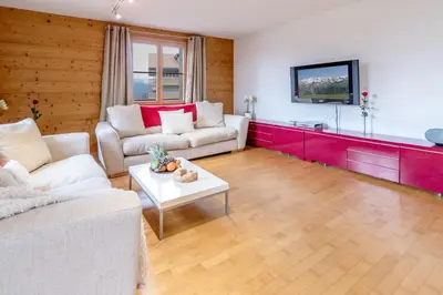 TV/Unterhaltungsangebot in der Unterkunft Chalet Bergrose 4