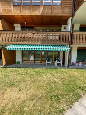 Ein Balkon oder eine Terrasse in der Unterkunft Haus Brunnmatt Zermatt