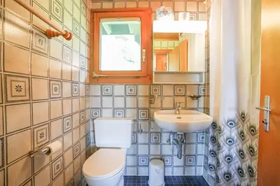 Ein Badezimmer in der Unterkunft Chez Eddy