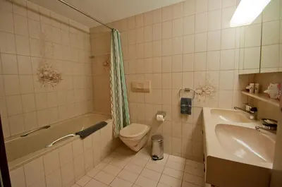 Ein Badezimmer in der Unterkunft Residence Bellevue, Apartment Alpina