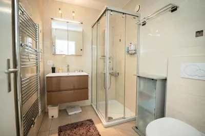 Ein Badezimmer in der Unterkunft Charming Appartment in Zermatt - 