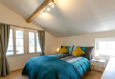 Ein Bett oder Betten in einem Zimmer der Unterkunft Spirit Apartments - XXL-Apt mit Balkon und Seesicht