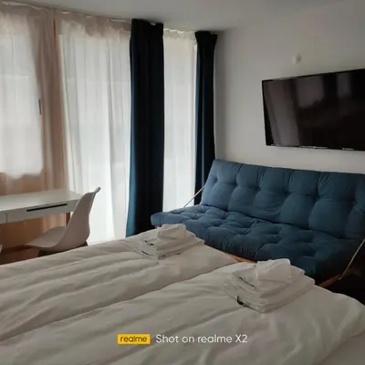 Ein Bett oder Betten in einem Zimmer der Unterkunft Herberge Balmweid 1