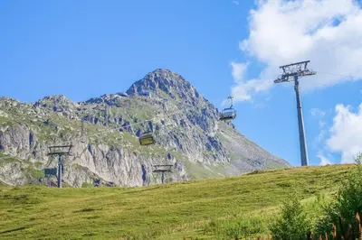 Naturlandschaft in der Nähe des Chalets