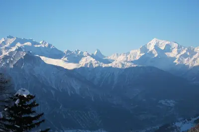 Naturlandschaft in der Nähe des Chalets