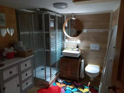Ein Badezimmer in der Unterkunft Chez Gigi