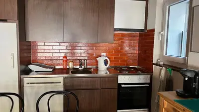 Küche/Küchenzeile in der Unterkunft Haus OASIS Ferienwohnung-Holiday Apartment