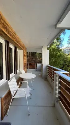 Ein Balkon oder eine Terrasse in der Unterkunft Haus OASIS Ferienwohnung-Holiday Apartment