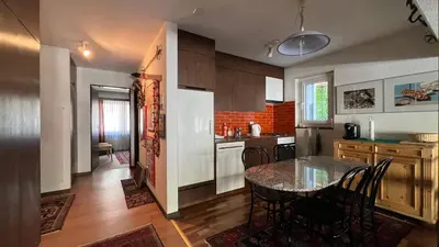 Küche/Küchenzeile in der Unterkunft Haus OASIS Ferienwohnung-Holiday Apartment