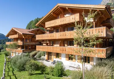 Das Gebäude in dem sich die Ferienwohnung befindet