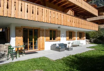 Das Gebäude in dem sich die Ferienwohnung befindet