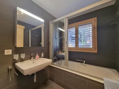 Ein Badezimmer in der Unterkunft Pastis