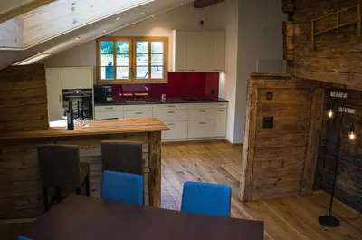 Küche/Küchenzeile in der Unterkunft Chalet Brünig