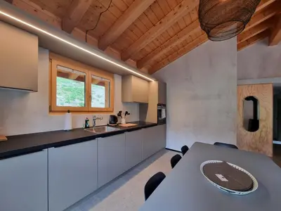 Küche/Küchenzeile in der Unterkunft Sole Penthouse