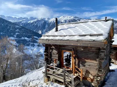 Naturlandschaft in der Nähe des Chalets