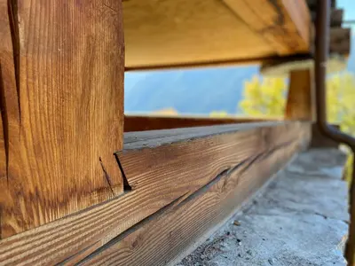 Naturlandschaft in der Nähe des Chalets