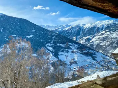 Naturlandschaft in der Nähe des Chalets