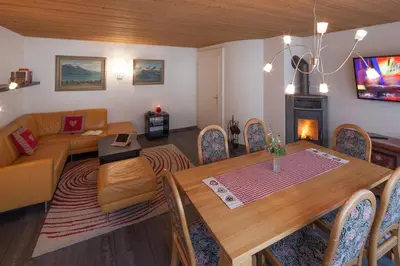 TV/Unterhaltungsangebot in der Unterkunft Ferienwohnung Hirschen