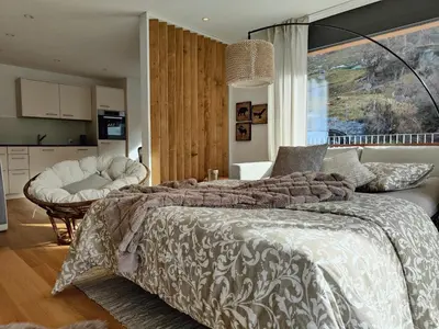 Ein Bett oder Betten in einem Zimmer der Unterkunft Sunnustrahl