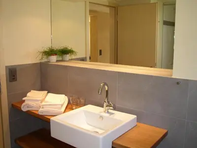 Ein Badezimmer in der Unterkunft Chalet Aiiny