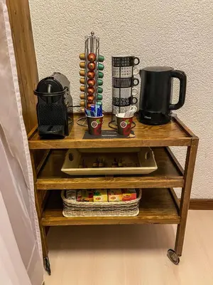 Kaffee-/Teezubehör in der Unterkunft Jolie appart cozy, Ski in Ski out