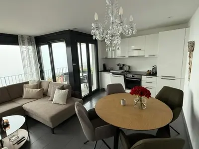 Küche/Küchenzeile in der Unterkunft Apt Panoramico