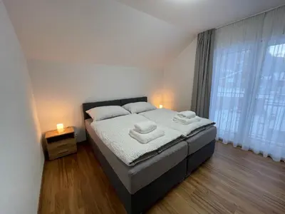 Ein Bett oder Betten in einem Zimmer der Unterkunft Villa Sofie