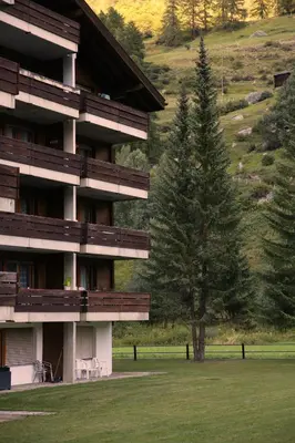 Das Gebäude in dem sich die Ferienwohnung befindet