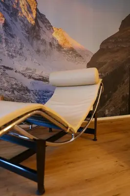 Ein allgemeiner Bergblick oder ein Berglick von der Ferienwohnung aus