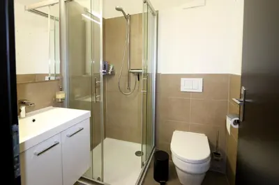 Ein Badezimmer in der Unterkunft Hollywood 1 - A luxury, comfortable and spacious apartment located directly on the slopes!