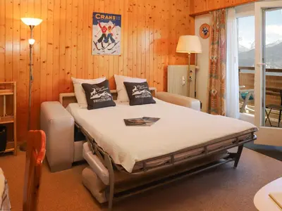 Ein Bett oder Betten in einem Zimmer der Unterkunft Apartment Belmont Ouest 75 by Interhome