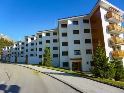 Das Gebäude in dem sich die Ferienwohnung befindet